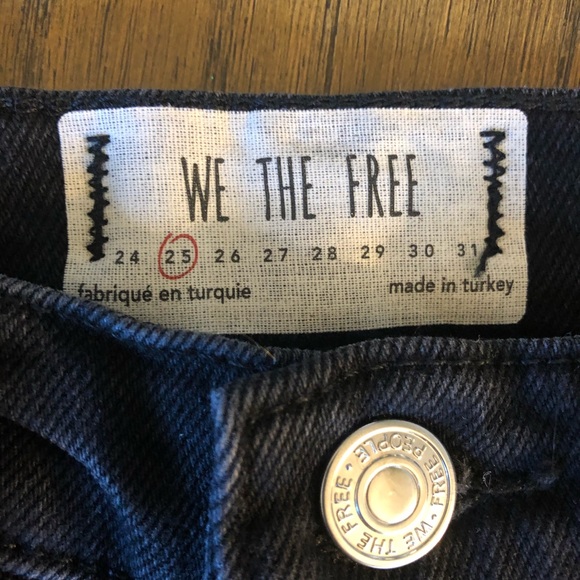 Flash sale! We The Free black skinny jean - Picture 6 of 8